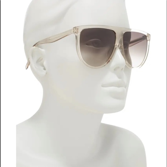CELINE 62mm Grey Acetate FlatTop Sunglasses w/
Luxe Case+Cloth—NEW—Box Sold Sep. - Picture 3 of 16